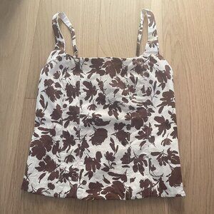 A&F Floral Corset Top